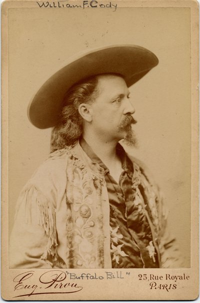 William Frederick Cody, Buffalo Bill (1846-1917), soldado y artista estadounidense de Eugene Pirou